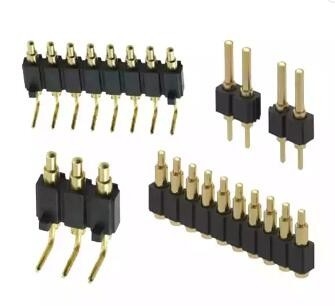 In ottone Magnetico angolo retto POGO Pin da 1 a 4 Pini di intestazione a molla 12A