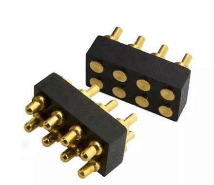 5p 12p prova di molla sonda Pogo Pin On connettore dorato ottone placcato Pogo Pin 15mm