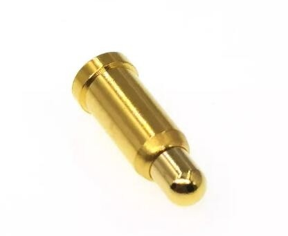 Acciaio inossidabile elettrico SMT POGO Pins Dorato rivestito molla carico ottone 10 mm