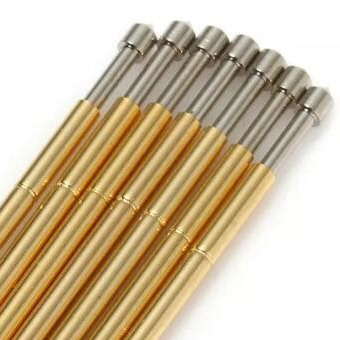 1A DIP T Probe POGO Pin Gold Plated Spring Loaded Pcb Test Pins 1,05 mm