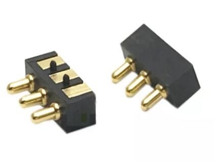 2.54mm Femmina POGO Pin Connector 3 Pin 2.5mm Pitch SMT Maschio 1A