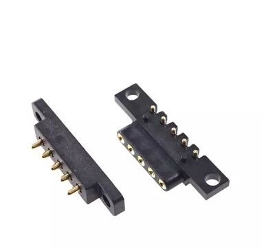 5 pin 15mm Fine Pitch POGO Pin Connector Primavera carica 2.54mm Pitch Maschio femmina