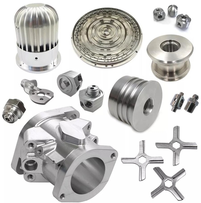 6061 Metallo 5 assi Servizio di tornitura di mulino Precisione Aviazione Parti di lavorazione CNC Alluminio