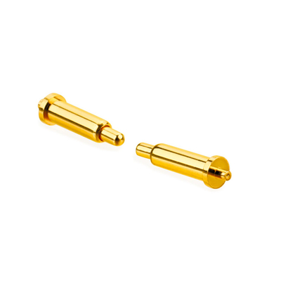 In acciaio inossidabile ottone PCB a molla con pin di testa caricato connesore nickel plating
