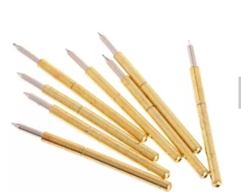 2.0 X 12.1 DIP Magnetic Pogo Connector Sonde di prova a molla placcate in oro