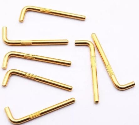 Pini di Pogo elettrici terminali a 12 V con piegatura a 90 gradi