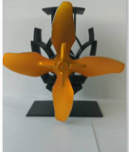 OEM ODM Ventilatore per stufe a calore 0.01mm Alu ABS Applicazione domestica
